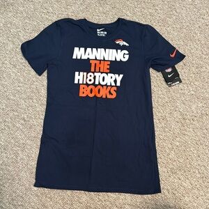 NWT Broncos Nike Women’s T shirt (Manning 18)